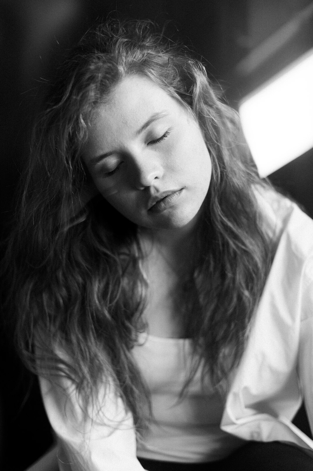 Studio portrait of a young woman sociologist